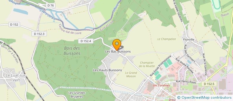 localisation de l'entreprise COOKIE LIGHT à DREUX