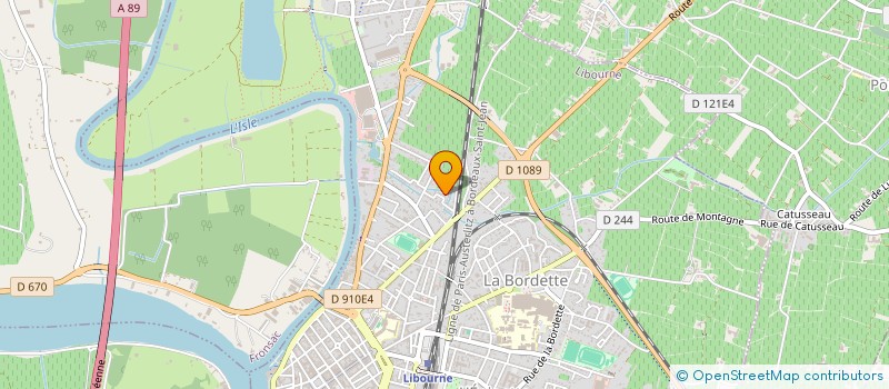 localisation de l'entreprise COOKIE TEAM  LIBOURNE