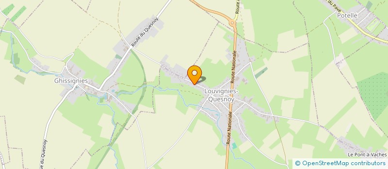 localisation de l'entreprise COOKING à LOUVIGNIES-QUESNOY