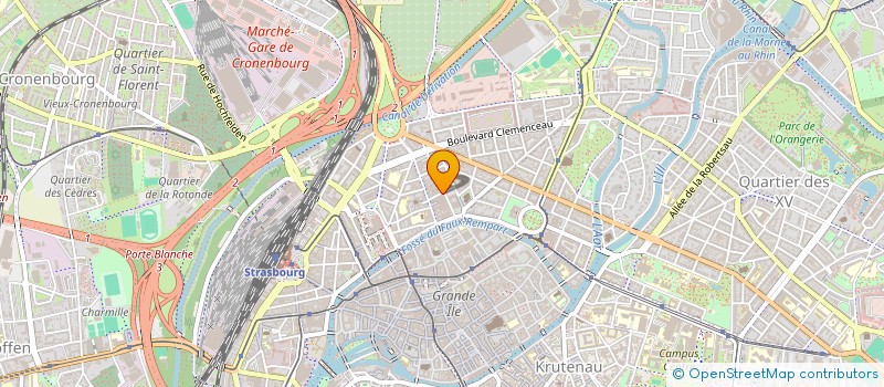 localisation de l'entreprise COOKING & CO à STRASBOURG