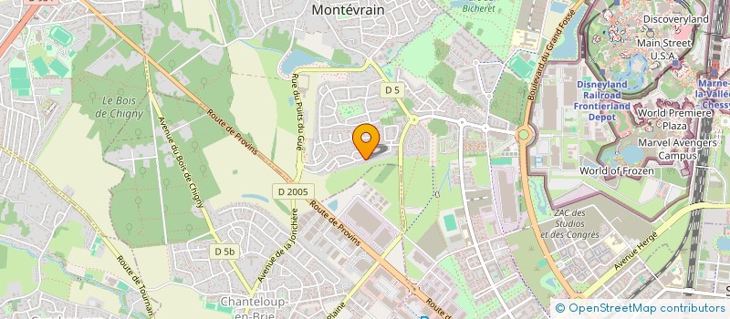 localisation de l'entreprise COOKING MICHELLE  MONTEVRAIN