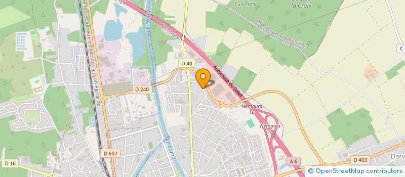 localisation de l'entreprise COOKN'SHARE  NEMOURS