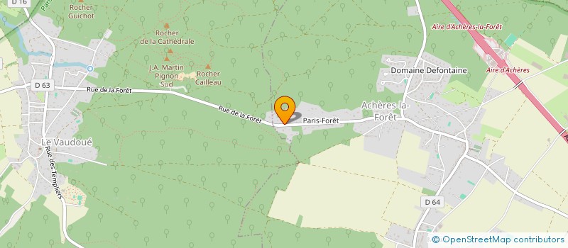 localisation de l'entreprise COOKODILE  ACHERES-LA-FORET