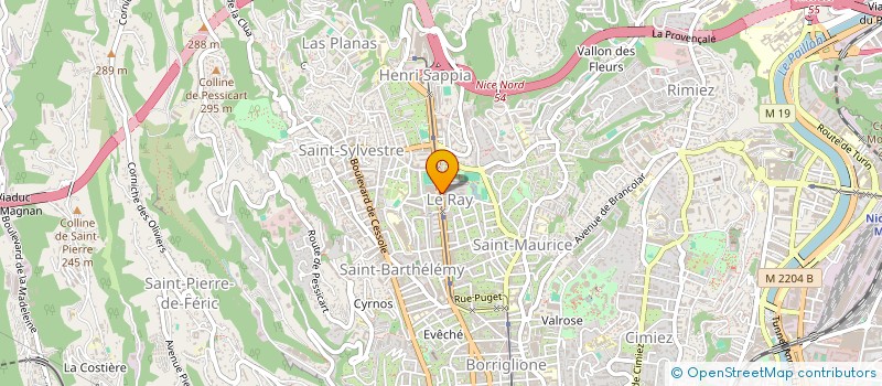 localisation de l'entreprise COOKTECH à NICE