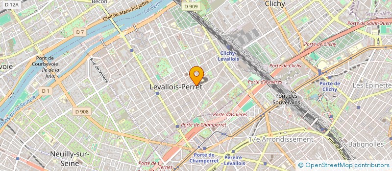 localisation de l'entreprise COOKUP à LEVALLOIS-PERRET