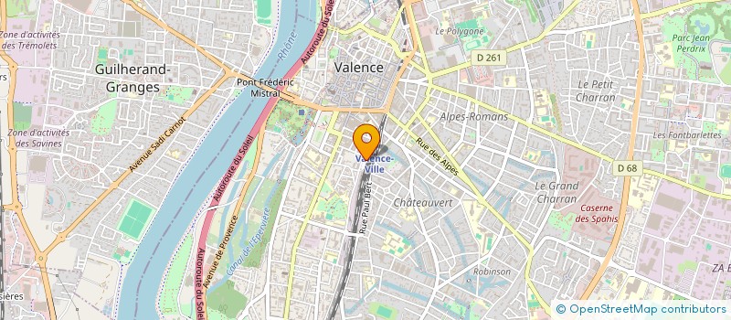 localisation de l'entreprise COOL à VALENCE