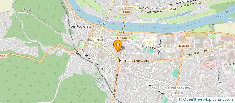 localisation de l'entreprise COOL BE  ELBEUF