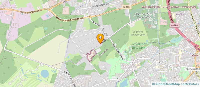 localisation de l'entreprise COOL BY CARS  MERIGNAC