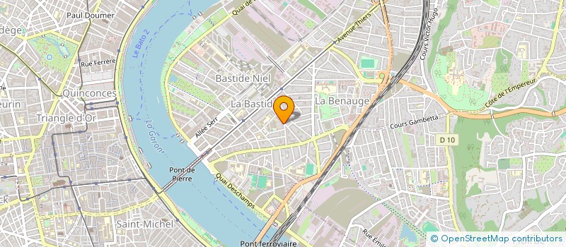 localisation de l'entreprise COOL CHEZ BAT  BORDEAUX