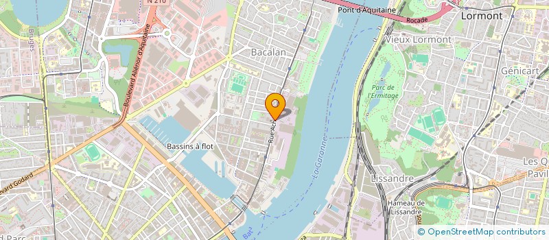 localisation de l'entreprise COOL COM à BORDEAUX
