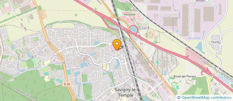 localisation de l'entreprise COOL DRIVERS SAVIGNY  SAVIGNY-LE-TEMPLE