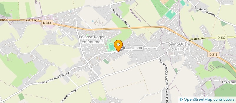 localisation de l'entreprise COOL'EURE BOSC ROGER  BOSROUMOIS