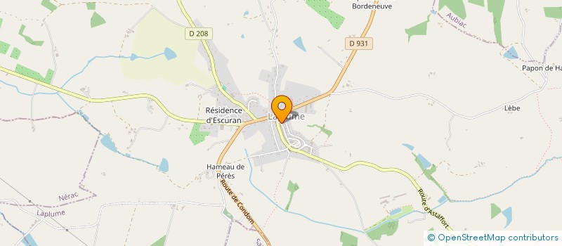 localisation de l'entreprise COOL FM LA WEB RADIO DU GRANS SUD OUEST à SERIGNAC-SUR-GARONNE