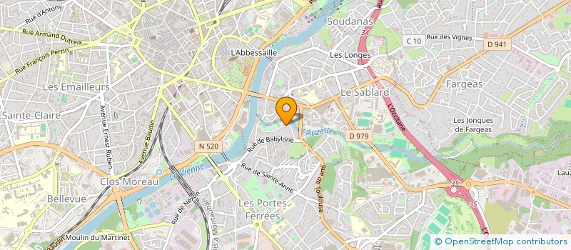 localisation de l'entreprise COOL'HEURE à LIMOGES