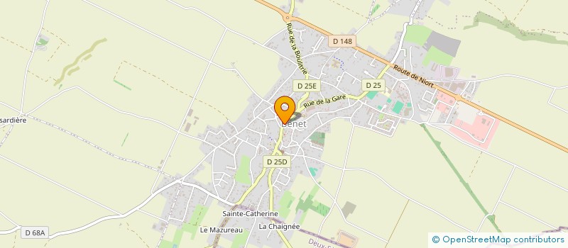 localisation de l'entreprise COOL'HEURE COIFFURE  BENET