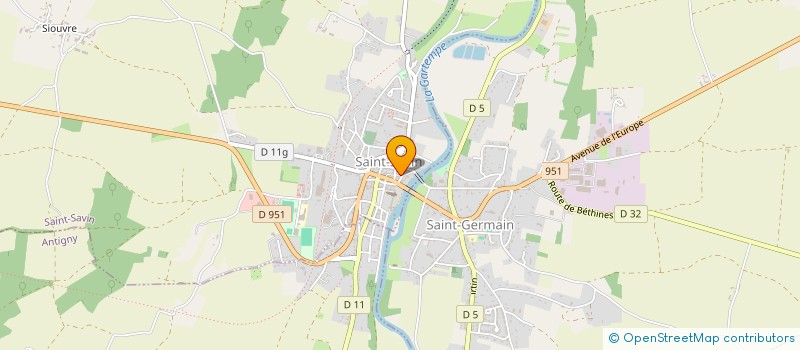 localisation de l'entreprise COOL' HEURE TERRESTRE  SAINT-SAVIN