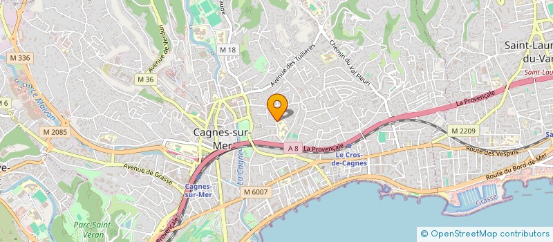 localisation de l'entreprise COOL KID'S à CAGNES-SUR-MER