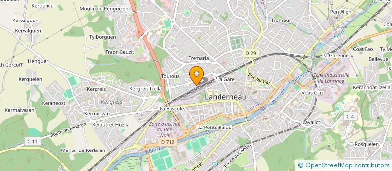 localisation de l'entreprise COOL KIDS COLLECTIVE  LANDERNEAU