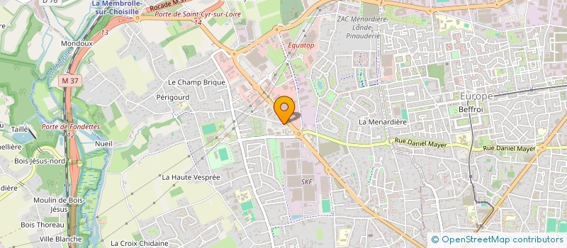 localisation de l'entreprise COOL'LEUR JARDIN  SAINT-CYR-SUR-LOIRE