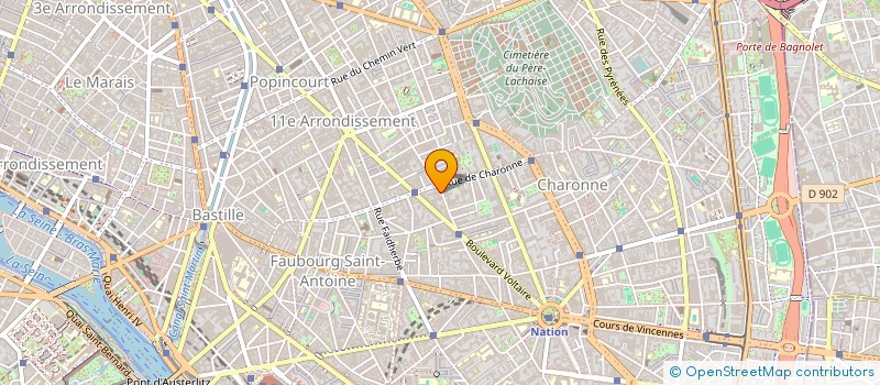 localisation de l'entreprise COOL, MON BUS ARRIVE!  PARIS