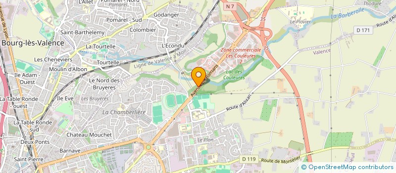 localisation de l'entreprise COOL MUSIC  VALENCE