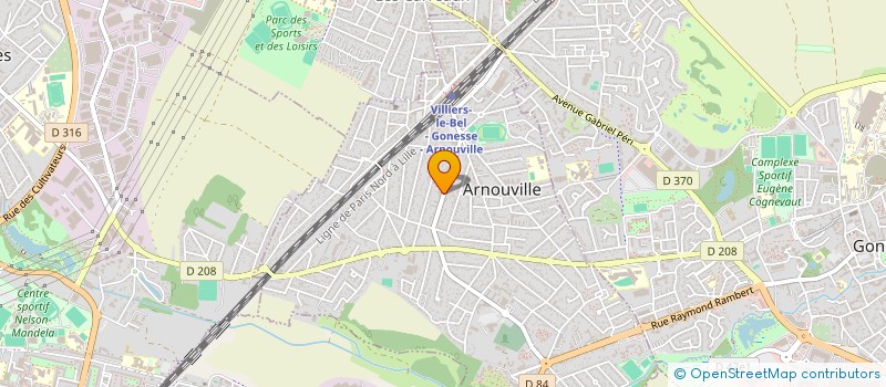 localisation de l'entreprise COOL SAILING à ARNOUVILLE