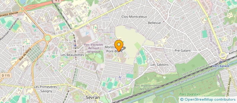 localisation de l'entreprise COOL VTC à SEVRAN