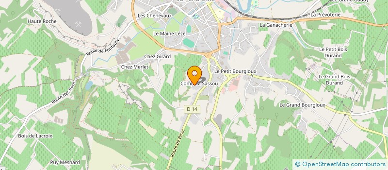 localisation de l'entreprise COOLAUTO 16 SOLIDARITE à CHATEAUNEUF-SUR-CHARENTE