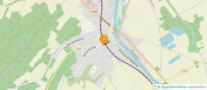 localisation de l'entreprise COOLBOX 89 à PONT-SUR-YONNE