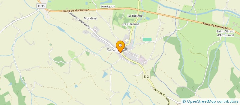 localisation de l'entreprise COOLCAT  SALVAGNAC