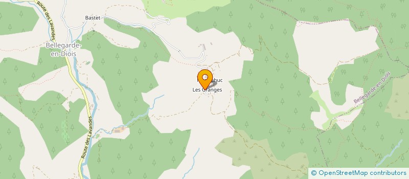 localisation de l'entreprise COOLCHIC DANS LES PRES  BELLEGARDE-EN-DIOIS