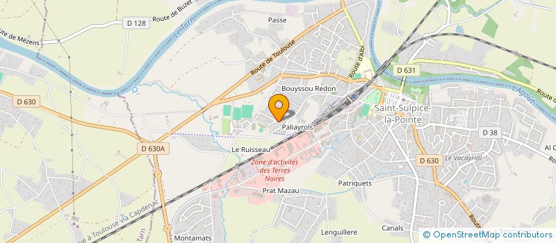 localisation de l'entreprise COOLINGTECHNICS  SAINT-SULPICE-LA-POINTE