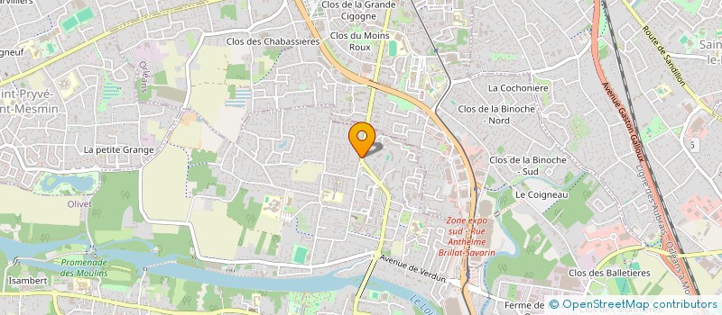 localisation de l'entreprise COOLIVING-TOUCH à OLIVET