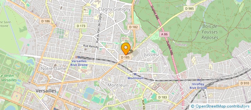 localisation de l'entreprise COOLKORNER à VERSAILLES