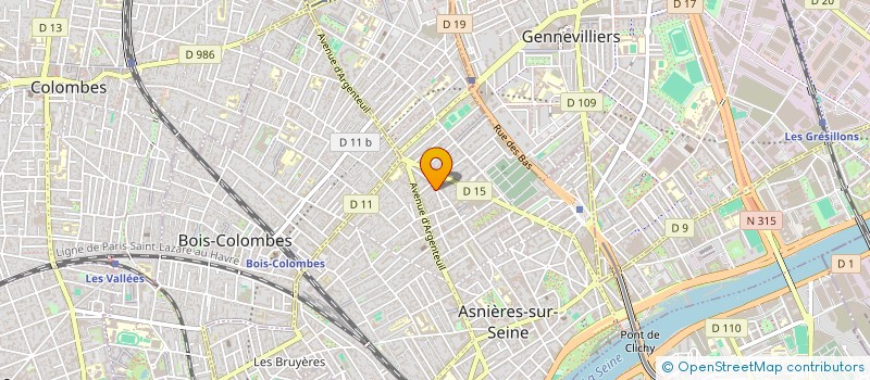 localisation de l'entreprise COOLPLAY à ASNIERES-SUR-SEINE