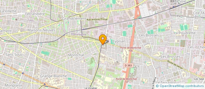 localisation de l'entreprise COOLR  BRON