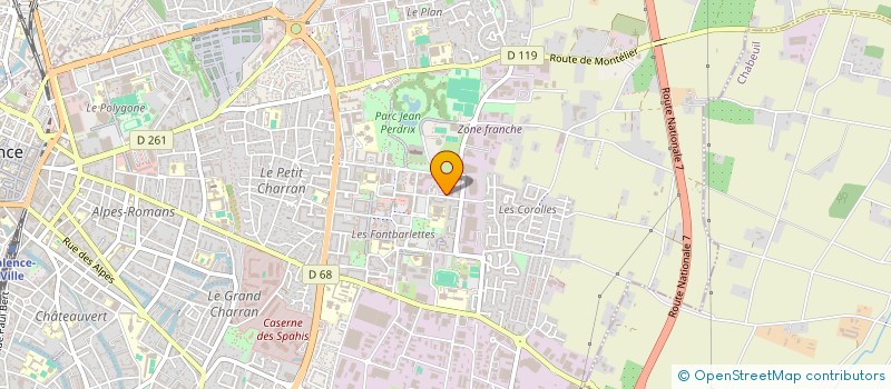localisation de l'entreprise COOLSOFT à VALENCE