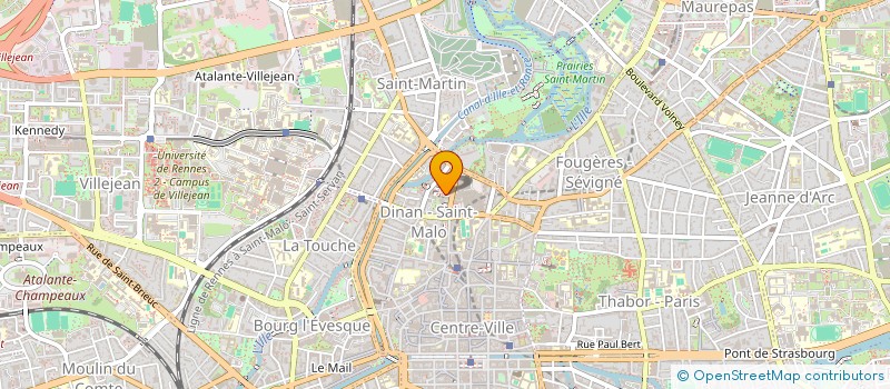 localisation de l'entreprise COOP.1 SERVICES à RENNES