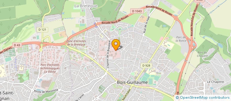 localisation de l'entreprise COOP ACHAT SALAR CITE AGRICULTURE à BOIS-GUILLAUME