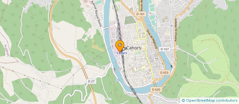 localisation de l'entreprise COOP AGR.PRODUCTION-ELEVAGE QUERCYNOISE  CAHORS
