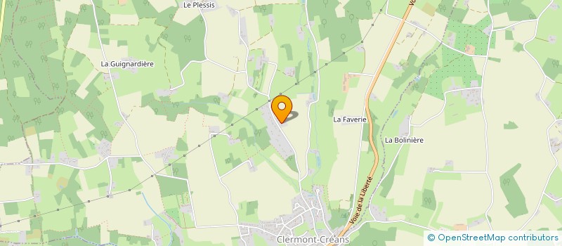 localisation de l'entreprise COOP AGRI ELEVEURS DE DINDES D'ANJOU à BAZOUGES CRE SUR LOIR