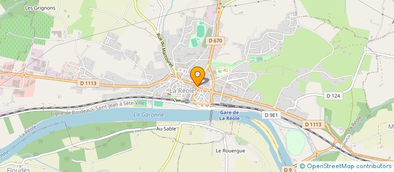 localisation de l'entreprise COOP AGRIC APPROV ET ACHATS  LA REOLE