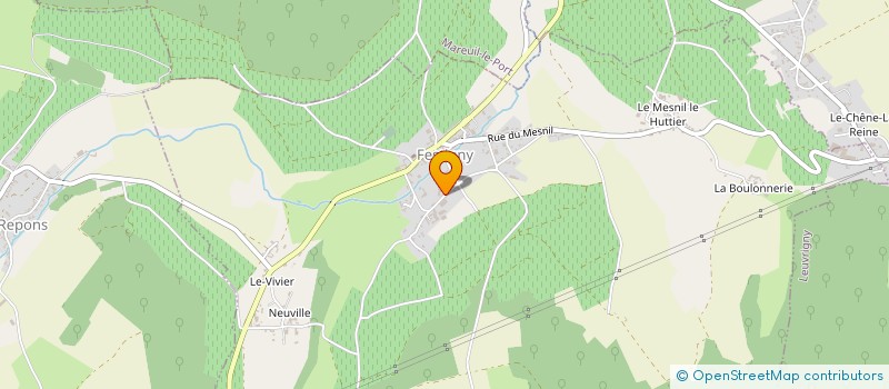localisation de l'entreprise COOP AGRIC DITE L'UNION DES VITICULTEURS à FESTIGNY