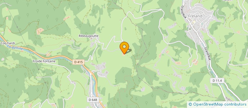 localisation de l'entreprise COOP AGRIC PRODUIT LAIT VAL LAPOUTROIE  LAPOUTROIE