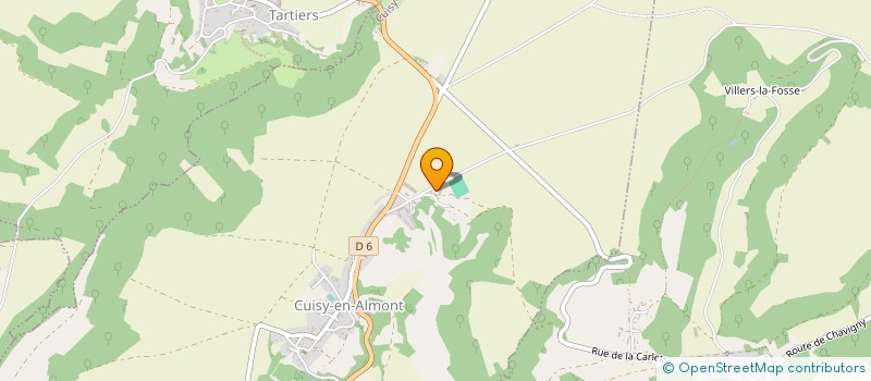 localisation de l'entreprise COOP AGRIC TRAV MECANIQ CUISY EN ALMONT à CUISY-EN-ALMONT