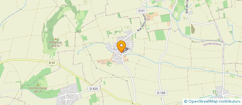 localisation de l'entreprise COOP AGRICOLE DE SCHNERSHEIM ET ENVIRONS  SCHNERSHEIM