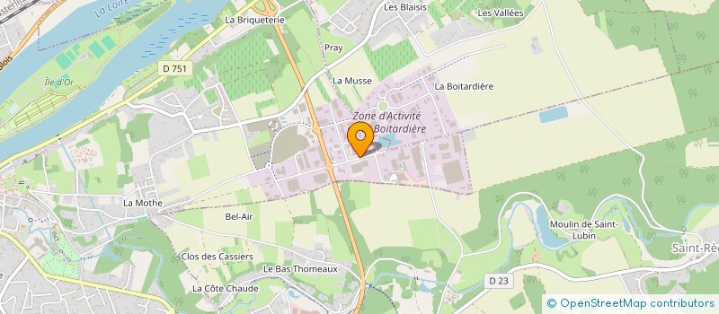 localisation de l'entreprise COOP AGRICOLE DOMAINE VITICOLE TOURAINE à AMBOISE