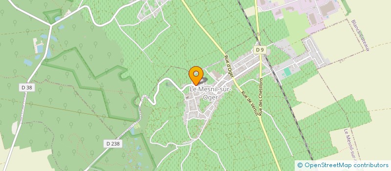 localisation de l'entreprise COOP AGRICOLE ET VINICOLE L ECONOMIQUE à LE MESNIL-SUR-OGER