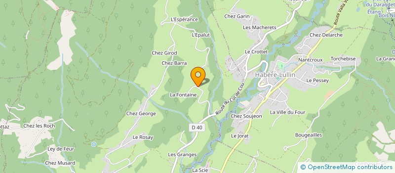 localisation de l'entreprise COOP AGRICOLE LAITIERE DE BOEGE  BURDIGNIN