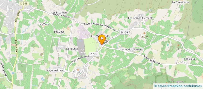 localisation de l'entreprise COOP AGRICOLE PRODUCTEURS BIGARREAUX à VILLARS